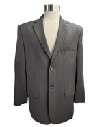 Pronto Uomo Men&#39;s 100% Wool Brown On Brown Pinstripe 44R Suit Jacket - £8.60 GBP