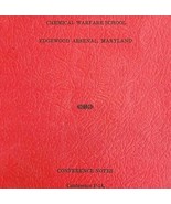 1941 Chemical Warfare School Edgewood Arsenal Conference Notes Maryland ... - $99.99