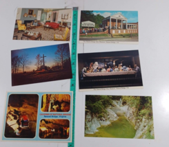 post cards lot of 6, virgina, natural bridge see photos ( A341) - $5.94