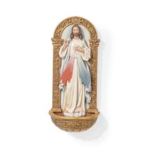 Joseph's Studio 7.25" H Divine Mercy Holy Water Font Religious Home Decor - $44.53