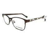 Lucky Brand Kids Eyeglasses Frames D713 BROWN Camouflage Cat Eye 47-13-125 - $46.53