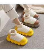 ACK- Heel Indoor Warmth Outdoor Snow Boots Lovers Thick Soled Cotton Sho... - $27.99