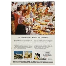 Vtg 1950&#39;s Mooremack Moore McCormack Cruise Lines South America Print Ad... - £6.02 GBP