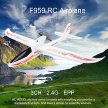 WLtoys F959 RC Airplane 3CH 2.4G 200 Meters Flying Distance Fixed Wing Remote Co - £84.36 GBP