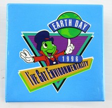 WDW Disney Earth Day 1996 Jiminy Cricket Pin Back - $4.79