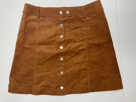 NWT Very J Oh Snap Corduroy Mini Skirt Camel Tan Size Small E2 - £14.65 GBP