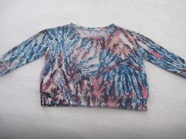 DELIA&#39;S LADIES 3/4-SLEEVE POLYESTER STRETCH KNIT SWEATER-L-BAND AT WAIST... - $5.89