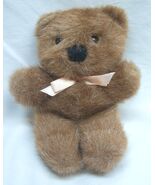 VINTAGE 1990 Dakin BROWN LITTLE TEDDY BEAR 6" Plush STUFFED ANIMAL Toy 1... - $18.32