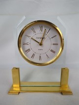 Elegant Danbury Desk Table Shelf Roman Numerals Quartz Clock - $32.00