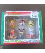 RARE TOMY Pokemon Figure Christmas Ornament Set of 6 1998 Charmander Mew... - $120.47 CAD