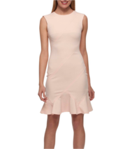 Nwt Tommy Hilfiger Pink Ruffle Hem Dress Size 12 $129 - $76.78