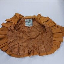 Tabitha Women's Size 2 Wool Blend Terrace House Ruffle Blazer Jacket Mustard image 9