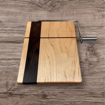Handcrafted Cheese Slicer Board Maple and Wenge Custom Handmade Kitchen ... - $55.00
