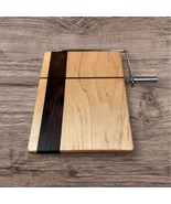 Handcrafted Cheese Slicer Board Maple and Wenge Custom Handmade Kitchen ... - $1,012.14 MXN