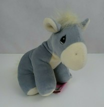 New Vintage 1998 Enesco Precious Moments Tender Tails Donkey 8&quot; Plush - £13.02 GBP