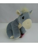 New Vintage 1998 Enesco Precious Moments Tender Tails Donkey 8&quot; Plush - £12.87 GBP