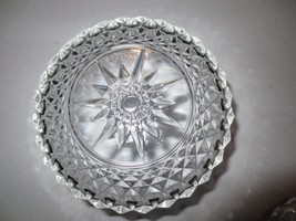 8 Arcoroc Diamant Pattern Cereal Salad Bowls Made In USA Crystal Heavy Glass - £39.96 GBP
