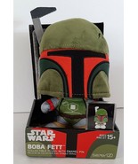 Star Wars BOBA FETT Stylized 7 Inch Plush With Enamel Pin New In Box - $19.95