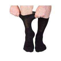 Angel Sales Pressure Free Socks Diabetic Crew Socks - Black - Large - £2.96 GBP