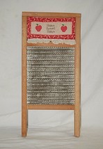 Vintage Primitive DUBL HANDI Wooden Travel Washboard Silk Hosiery Lingerie Ohio - £39.56 GBP