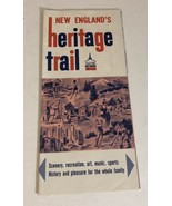 Vintage 1963 Heritage Trail Travel Brochure New England BR11 - $10.88