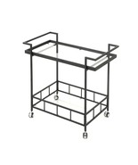 Christopher Knight Home Ambrose Indoor Industrial Iron Bar Cart with Tem... - $190.99