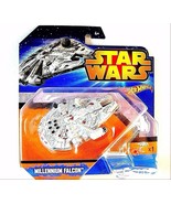 STAR WARS, MILLENNIUM FALCON RAUMSCHIFF, HOTWHEELS, COMPRESO STAND... - £22.83 GBP