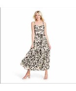 NWT Alexis for Target Tiered Maxi Dress Black Floral Print Size 2x - $60.48