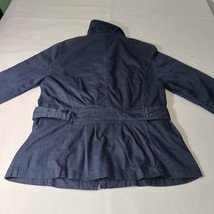 Maurices Women's Blue Full Zip Pockets Coat Jacket Measured Chest 40" image 11