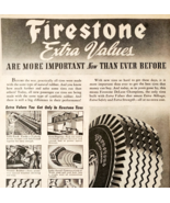 1944 Firestone Tires Advertisement WW2 Era Automobilia Deluxe Champion D... - $459.19 MXN