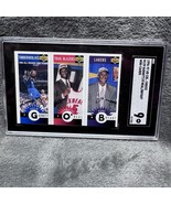 1996-97 UD Collector&#39;s Choice Mini Kobe Bryant RC O&#39;Neal Garnett SGC 9 MINT - $80.99