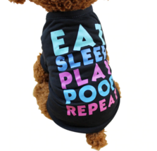 Puppy and Kitten Summer T-Shirt Black XL - £26.97 GBP