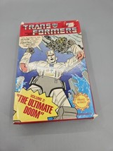 Transformers VHS Tape Volume 2 &quot;THE ULTIMATE DOOM&quot; FHE Big Box 1985 - £49.75 GBP