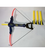 Vintage 1991 Nerf Bow &#39;N&#39; Arrow With 3 Arrows / Darts Parker Brothers 01... - £52.77 GBP