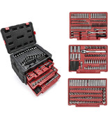 WORKPRO 450PC Mechanics Tool Set Automotive Tool Kit 3Drawer Heavy Duty ... - £320.15 GBP