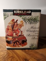 Kirkland Musical Nativity Waterglobe Revolving Base 37213 In Box Silent ... - £44.32 GBP