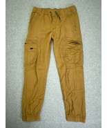 Wrangler Boys 14 Joggers Gamer Pocket Regular Brown Cargo Pants Stretch ... - £15.16 GBP
