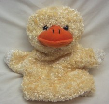Vintage 2003 YELLOW DUCK HAND PUPPET 9&quot; Plush STUFFED ANIMAL Toy - $14.85