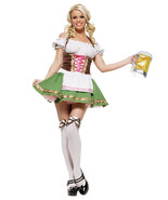 2pc. Gretchen Beer Girl Octoberfest Dress Women&#39;s Halloween Costume XL - $660.59 MXN