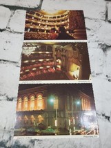 Academy Of Music Oldest Opera House In The US Philadelphia VTG Postcard Lot Of 3 - £7.73 GBP