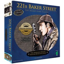 Deluxe 221B Baker Street Board Game - 200 Intriguing Adventures 2-6 Players - $47.47