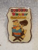 Flintstones 1990 Mother&#39;s Cookies Dinosaur Grahams Fred Flintstone Pin - $6.97 CAD