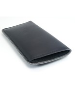NEW Soft Eyeglasses Glasses Black Case Pouch with CLIP w/ Cleaning Cloth - $5.94