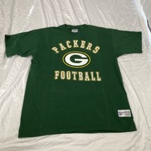 Green Bay Packers Football Reebok 100% Cotton XL T Shirt Made in USA  - £9.03 GBP