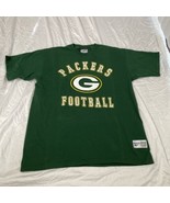 Green Bay Packers Football Reebok 100% Cotton XL T Shirt Made in USA - $16.41 CAD