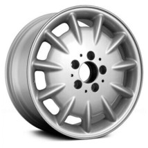 Wheel For 00-03 Mercedes E320 16x7.5 Alloy 11 Spoke 5-112 Bright Sparkle Silver - £290.38 GBP