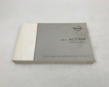 2011 Nissan Altima Owners Manual G04B34009 - $14.84