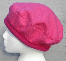 Soft Pink Woolen Blend Medium Beret - Handmade by Michaela - £16.45 GBP