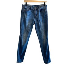 Madewell Skinny Skinny Ankle Jeans Size 29 Solid Blue Denim Dark/Medium Wash - £15.81 GBP