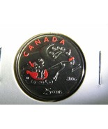 2006 Canada Painted Santa Claus Quarter Unc - $8.20